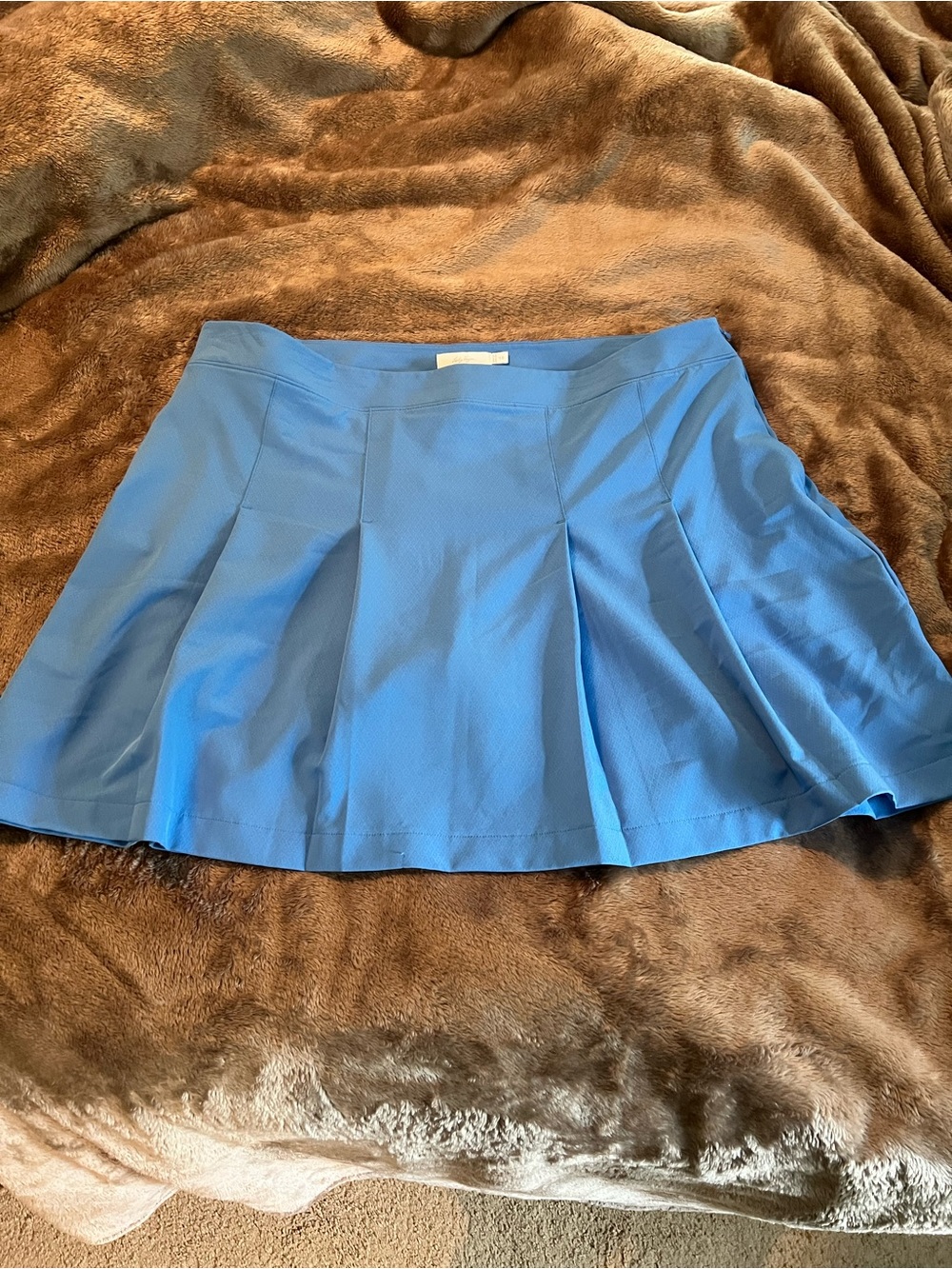 Lady Hagen Blue Tennis Skirt - Flared Pleated Mini
